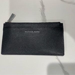 Michael Kors MK Black Slim Wallet